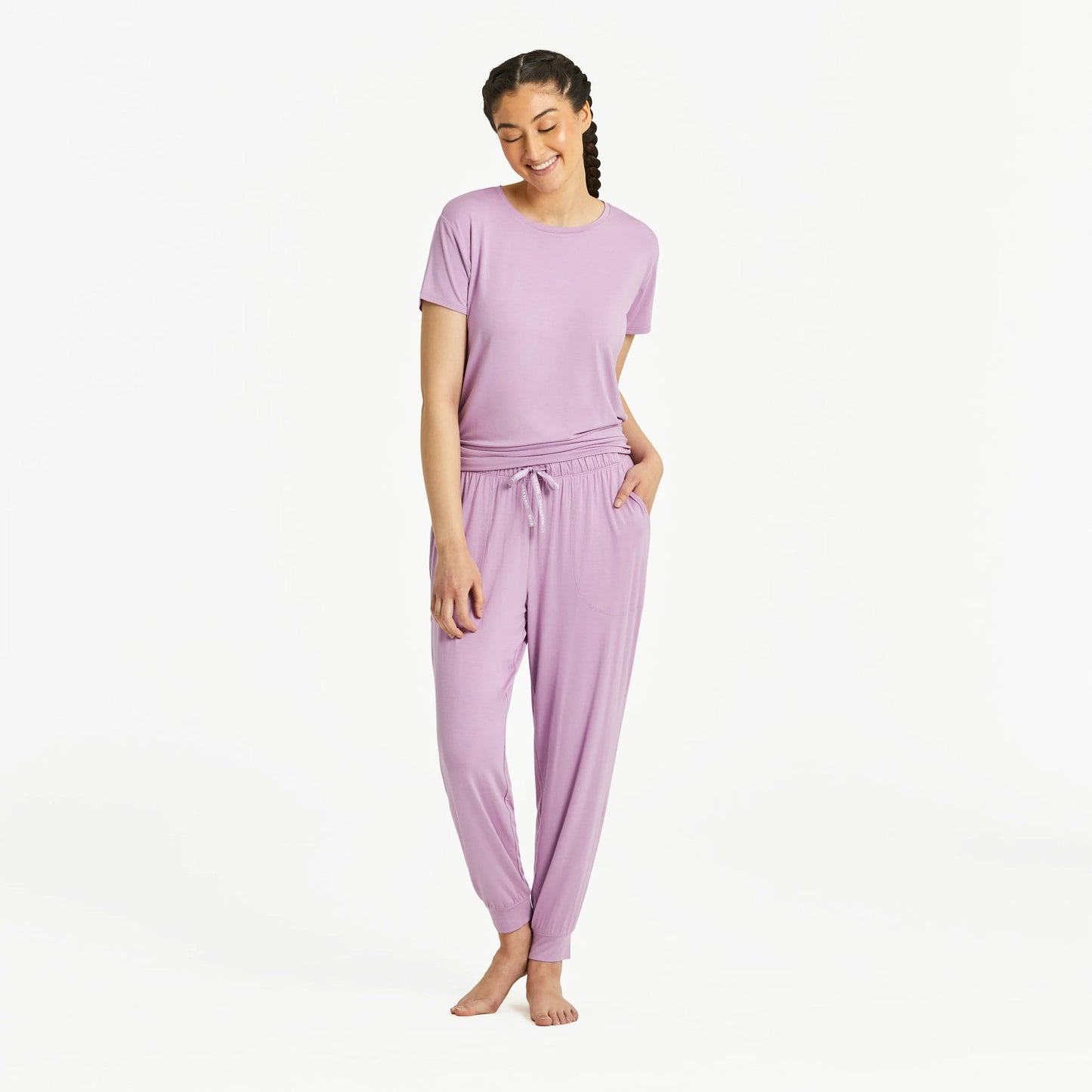 Women's Solid Lightweight Sleep Jogger