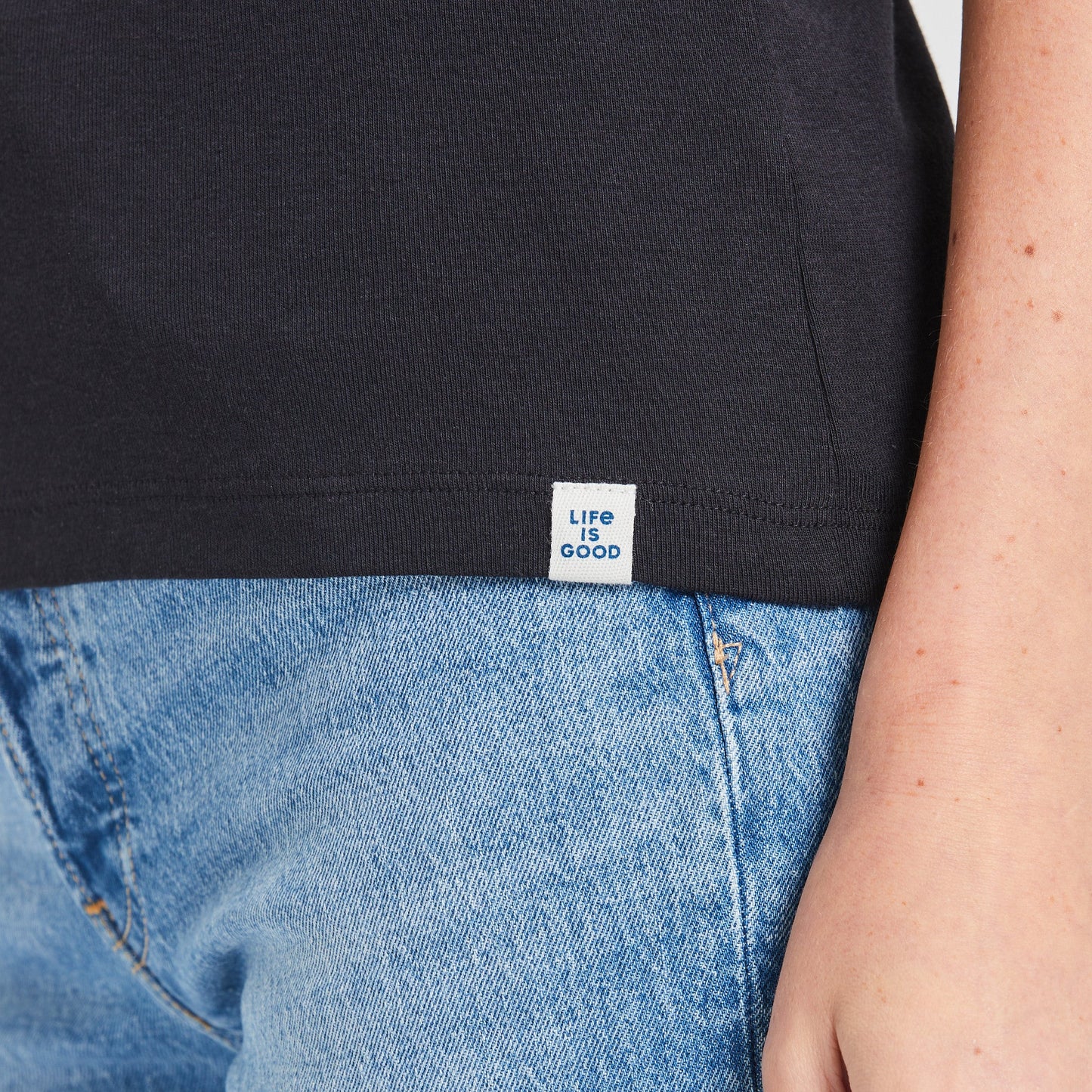 Women's Solid Modal Ribbed Tee