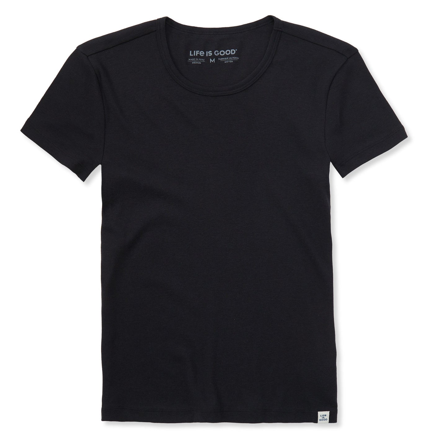 Women's Solid Modal Ribbed Tee