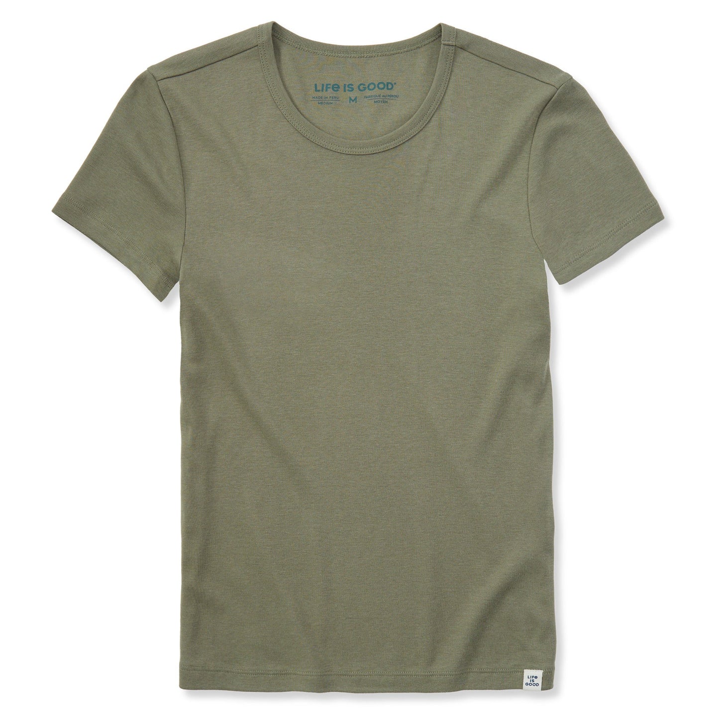 Women's Solid Modal Ribbed Tee