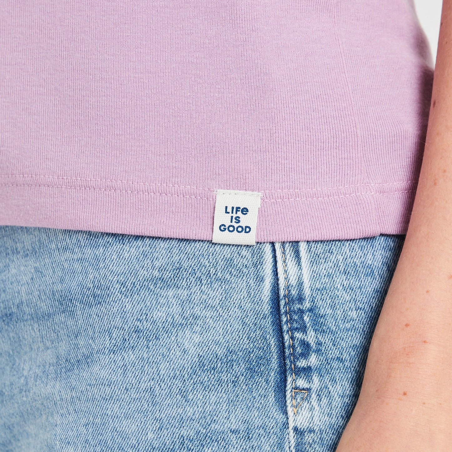 Women's Solid Modal Ribbed Tee