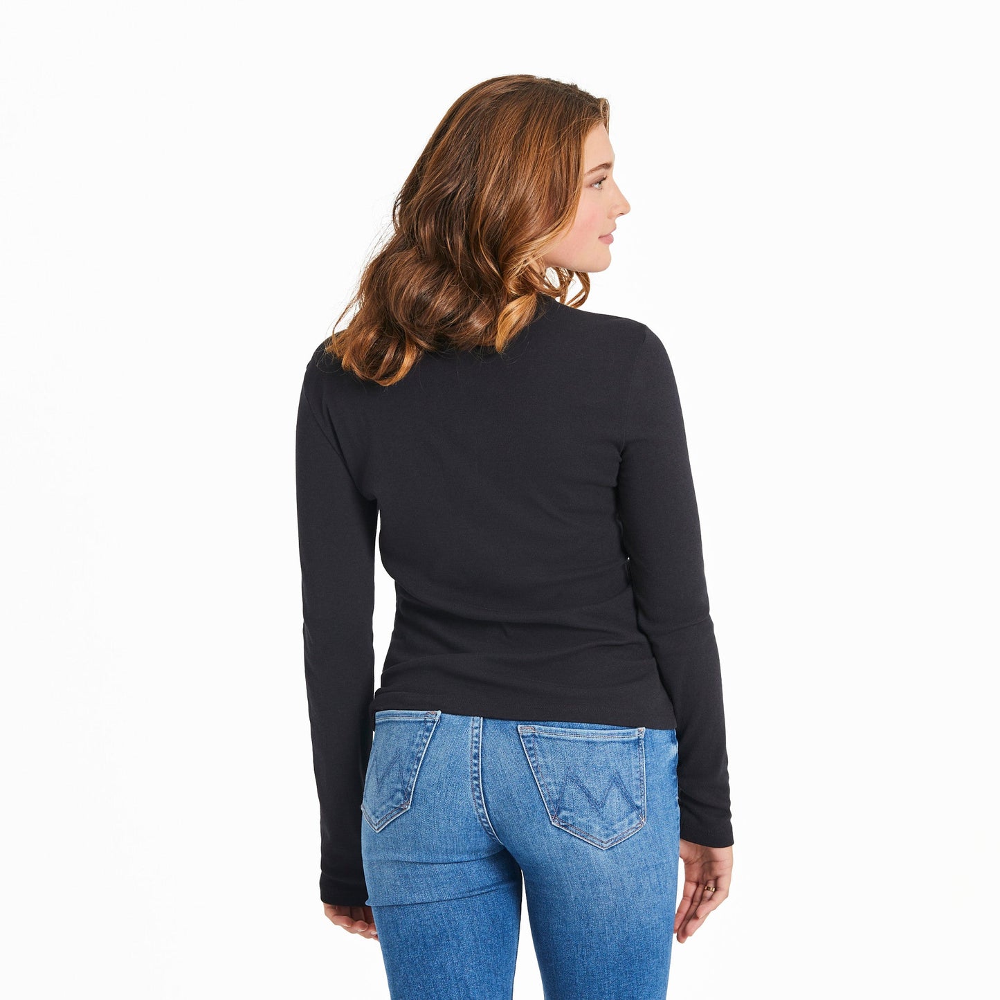 Women's Solid Modal Ribbed Henley