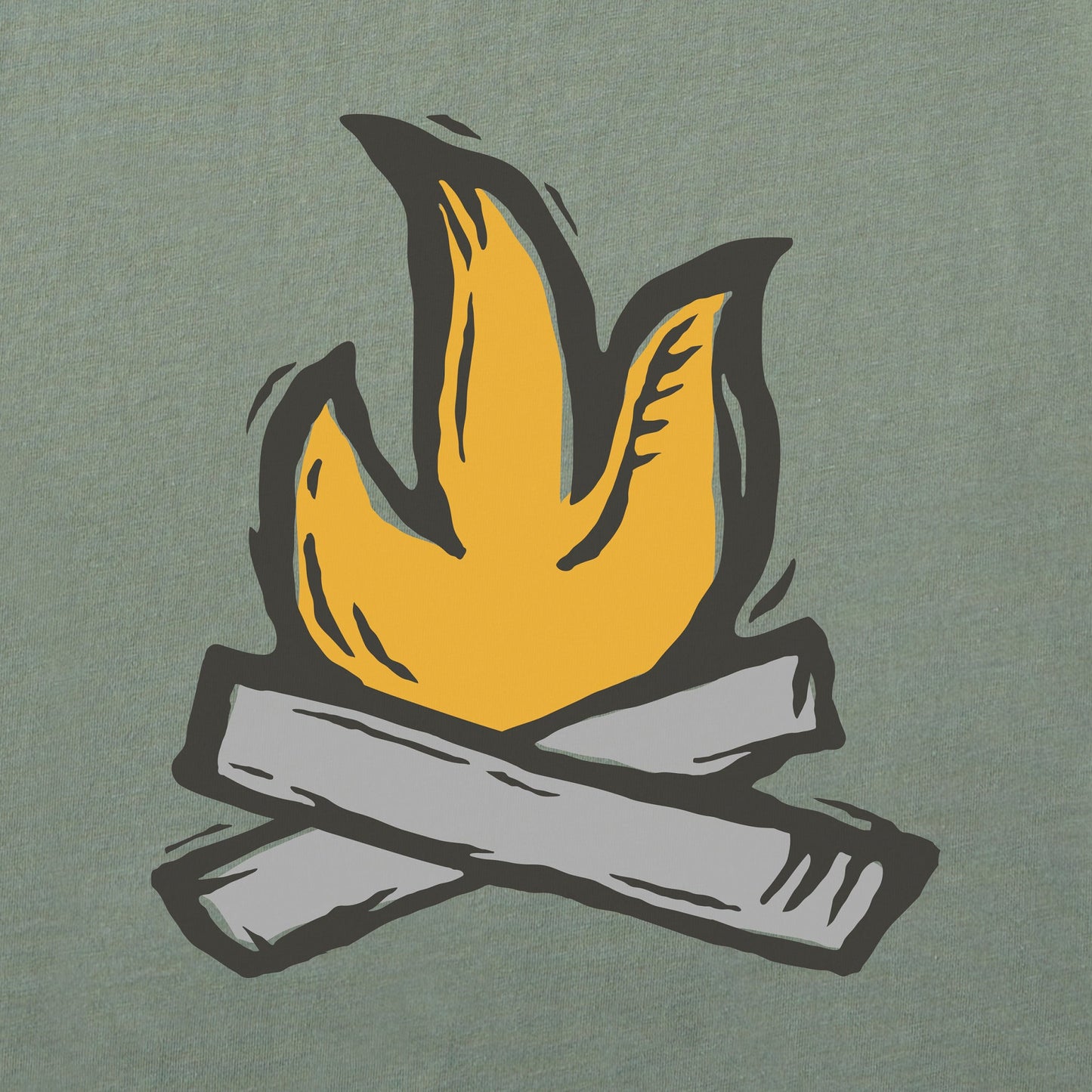 Men's Campfire Short Sleeve Crusher Tee
