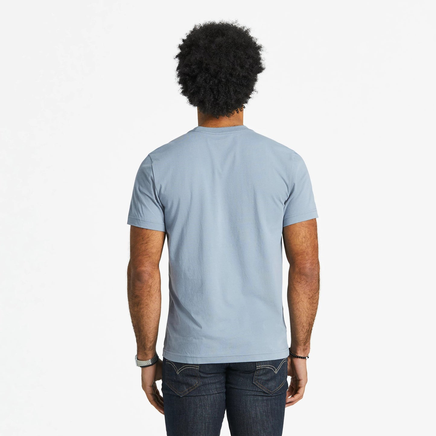 Men's Solid Short Sleeve Crusher-LITE Slim Fit Tee
