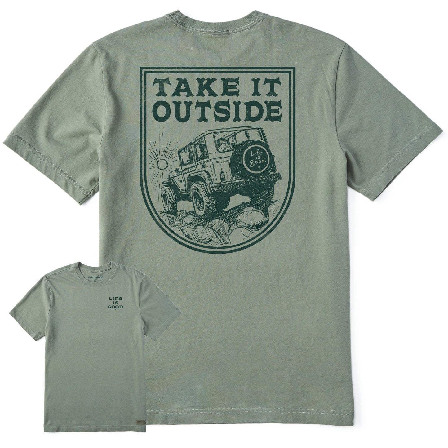 Men's Take it Outside ATV Short Sleeve Tee