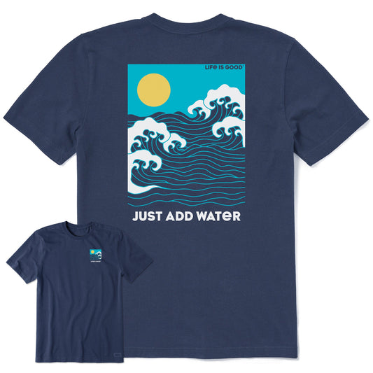 Men's Just add Water Sun & Waves Short Sleeve Tee