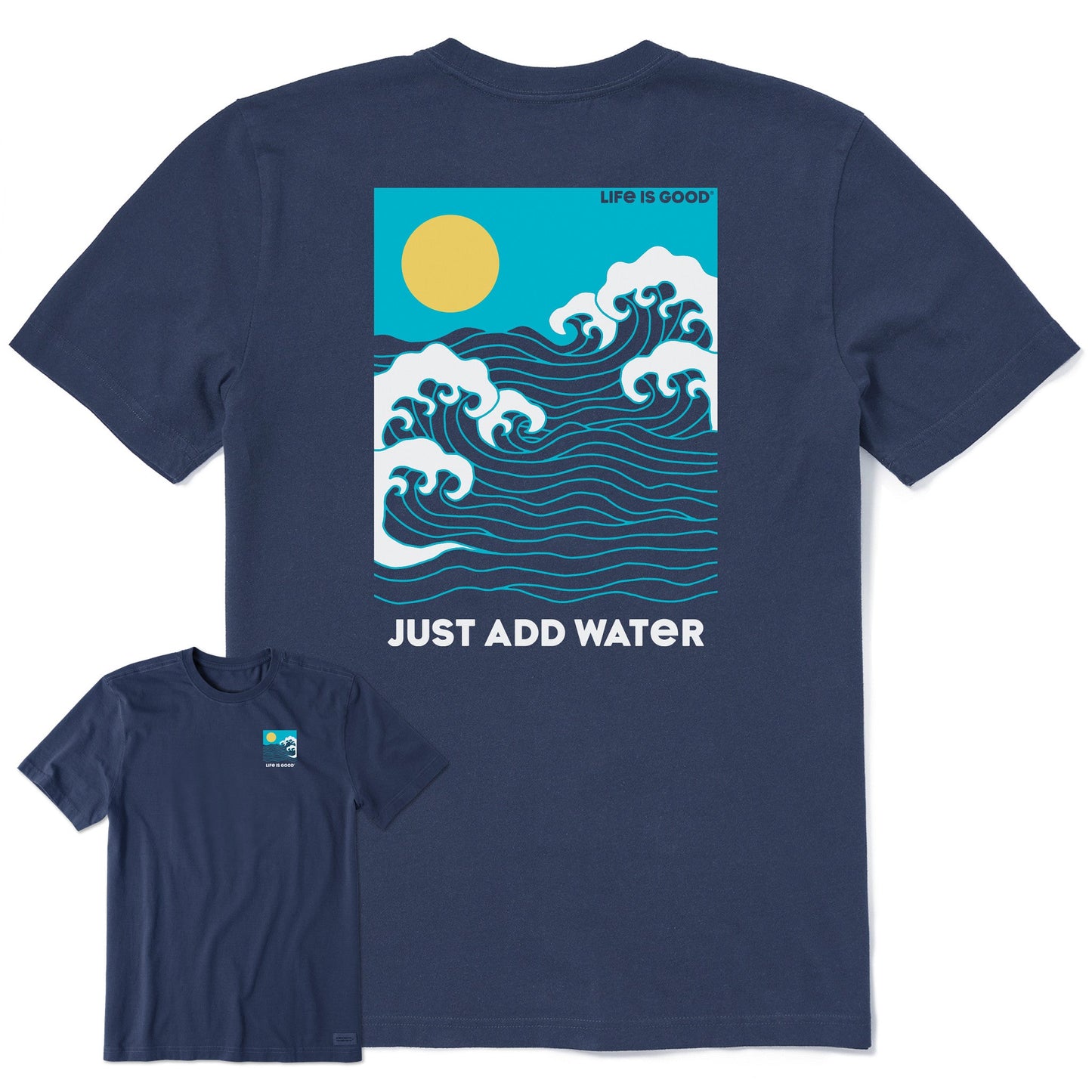 Men's Just add Water Sun & Waves Short Sleeve Tee