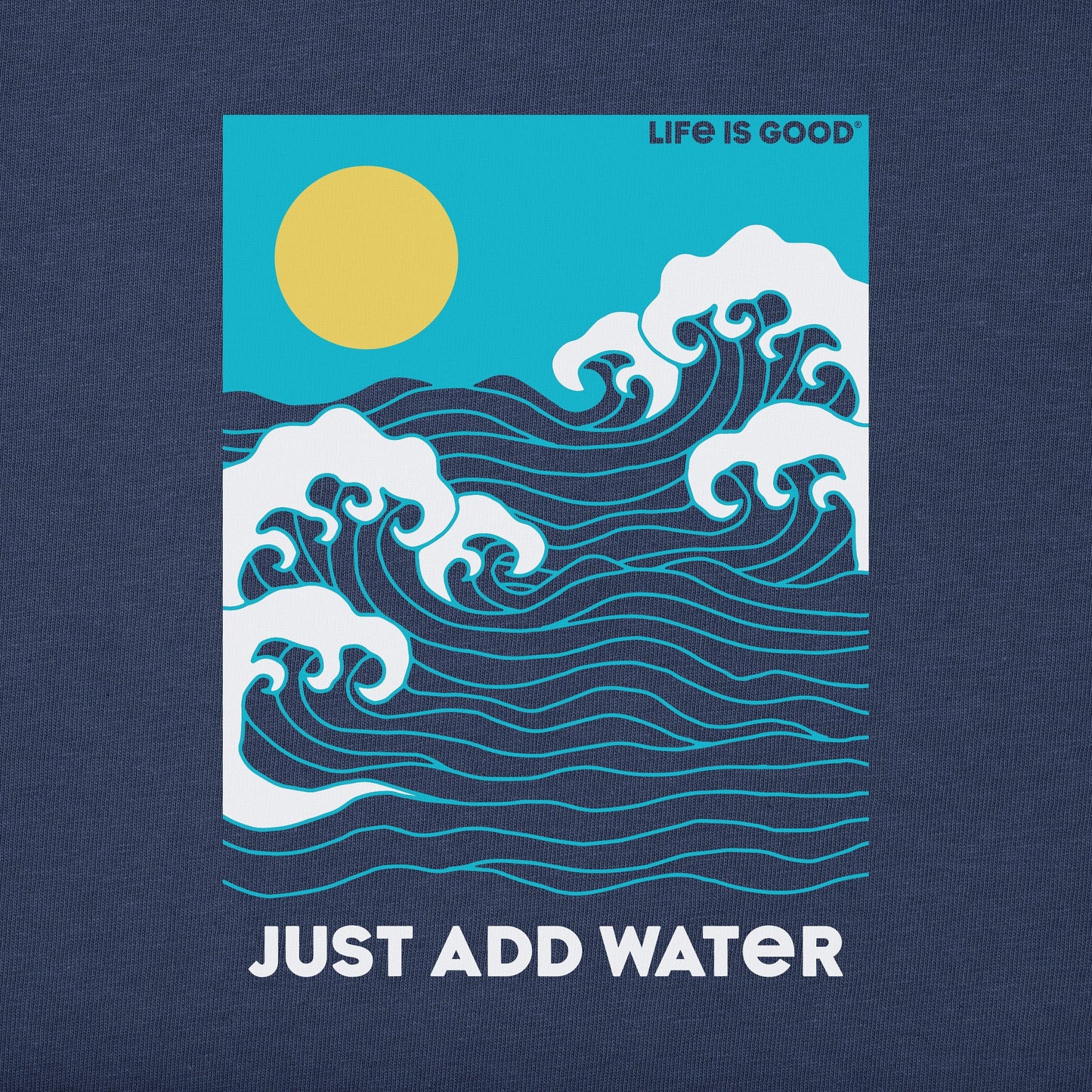 Men's Just add Water Sun & Waves Short Sleeve Tee