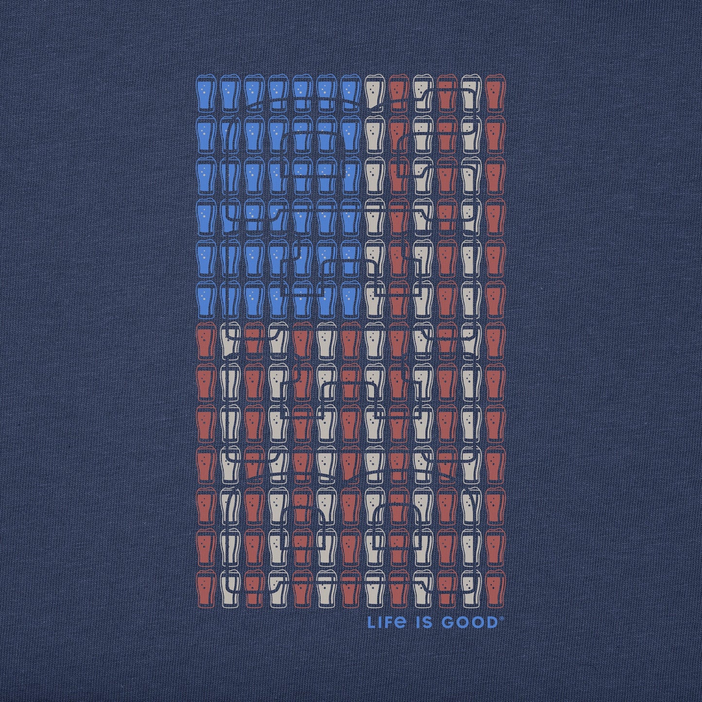 Men's Flag of Pints Short Sleeve Tee