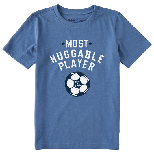 Kids Most Huggable Player Short Sleeve Crusher Tee