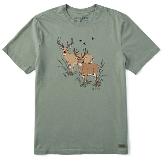 Men's Deer Friends Short Sleeve Crusher Tee