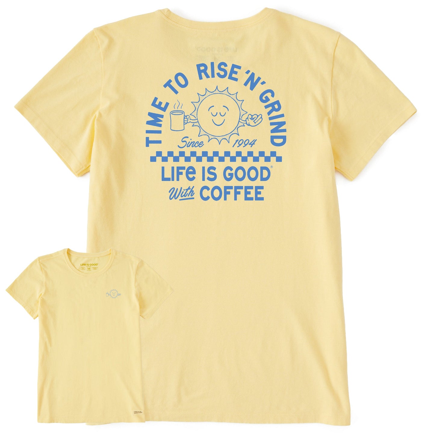 Women's Showtime Rise Coffee Sun Short Sleeve Crusher Tee