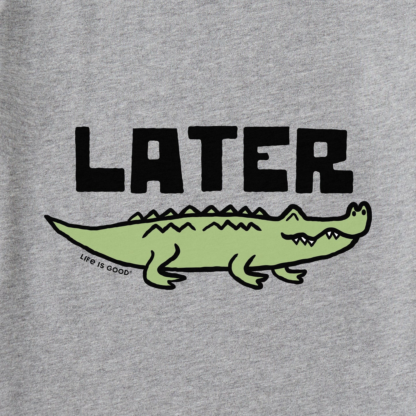 Kids Later Gator Long Sleeve Crusher Tee