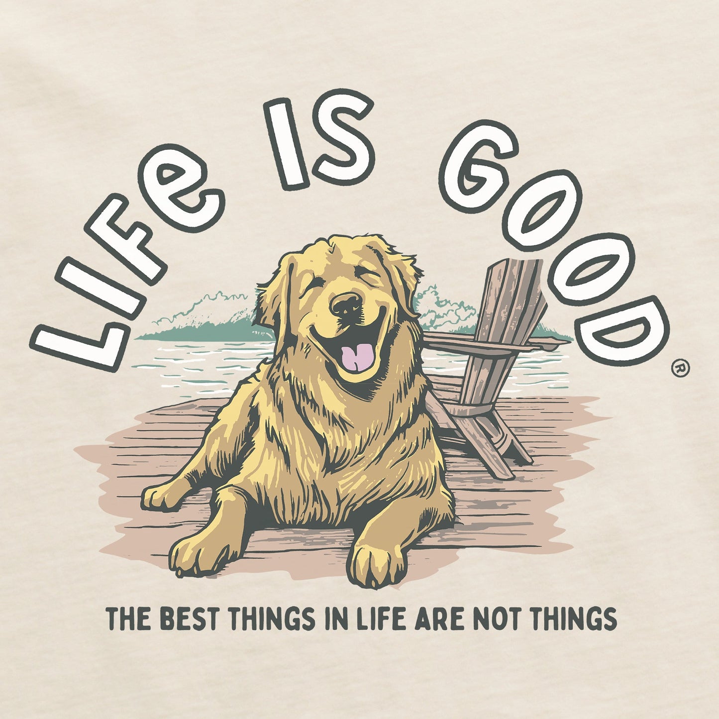 Women's Best Things Golden Dock Short Sleeve Crusher Tee