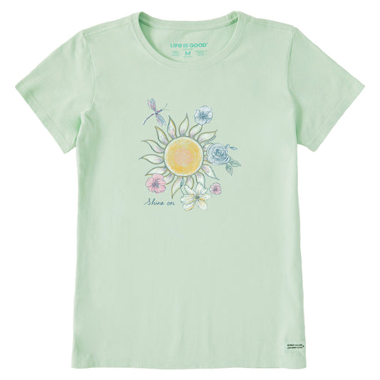 Women's Sun & Wildflowers Short Sleeve Crusher Tee
