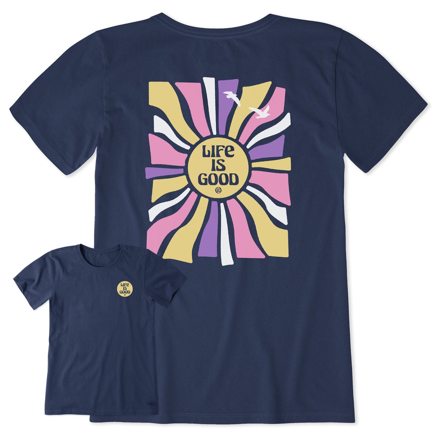 Women's Colorful Sun Short Sleeve Tee