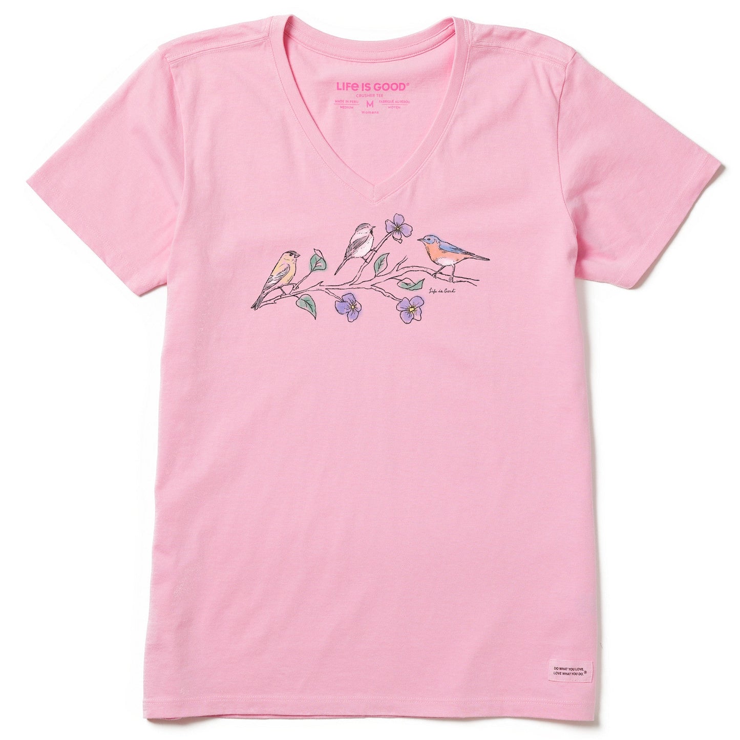Women's Three Birds Short Sleeve Vee