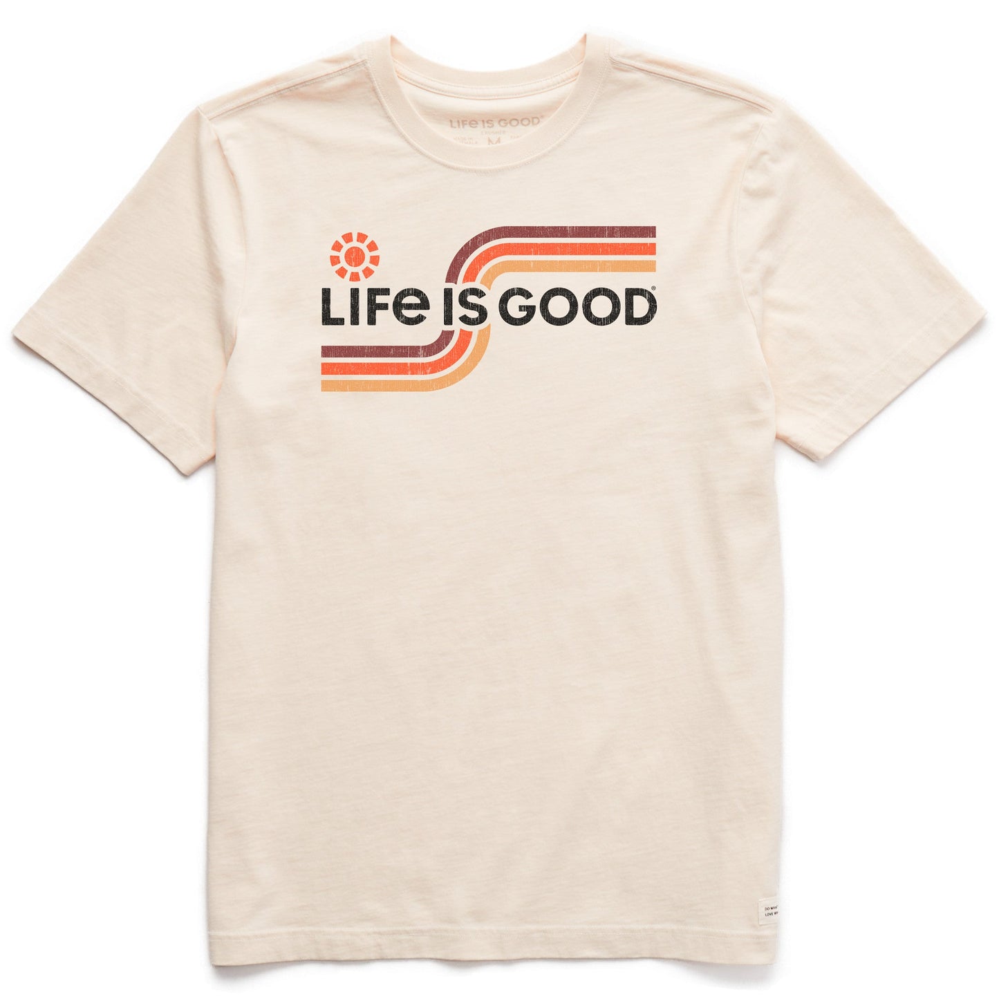 Men's Sunny Stripes Short Sleeve Crusher Tee