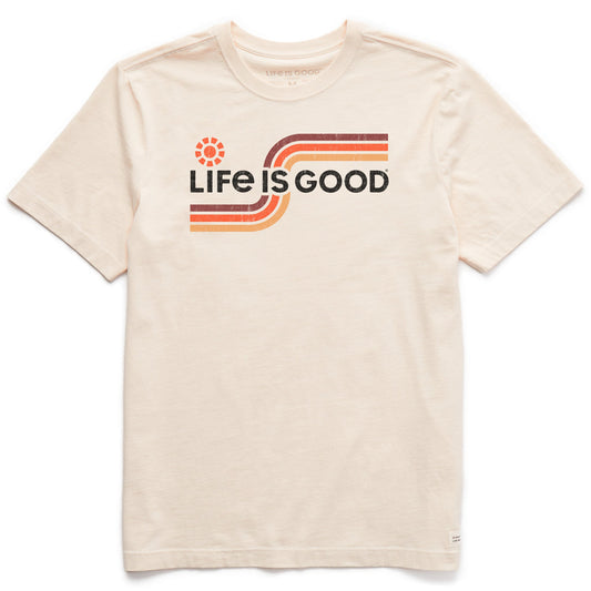 Men's Sunny Stripes Short Sleeve Crusher Tee