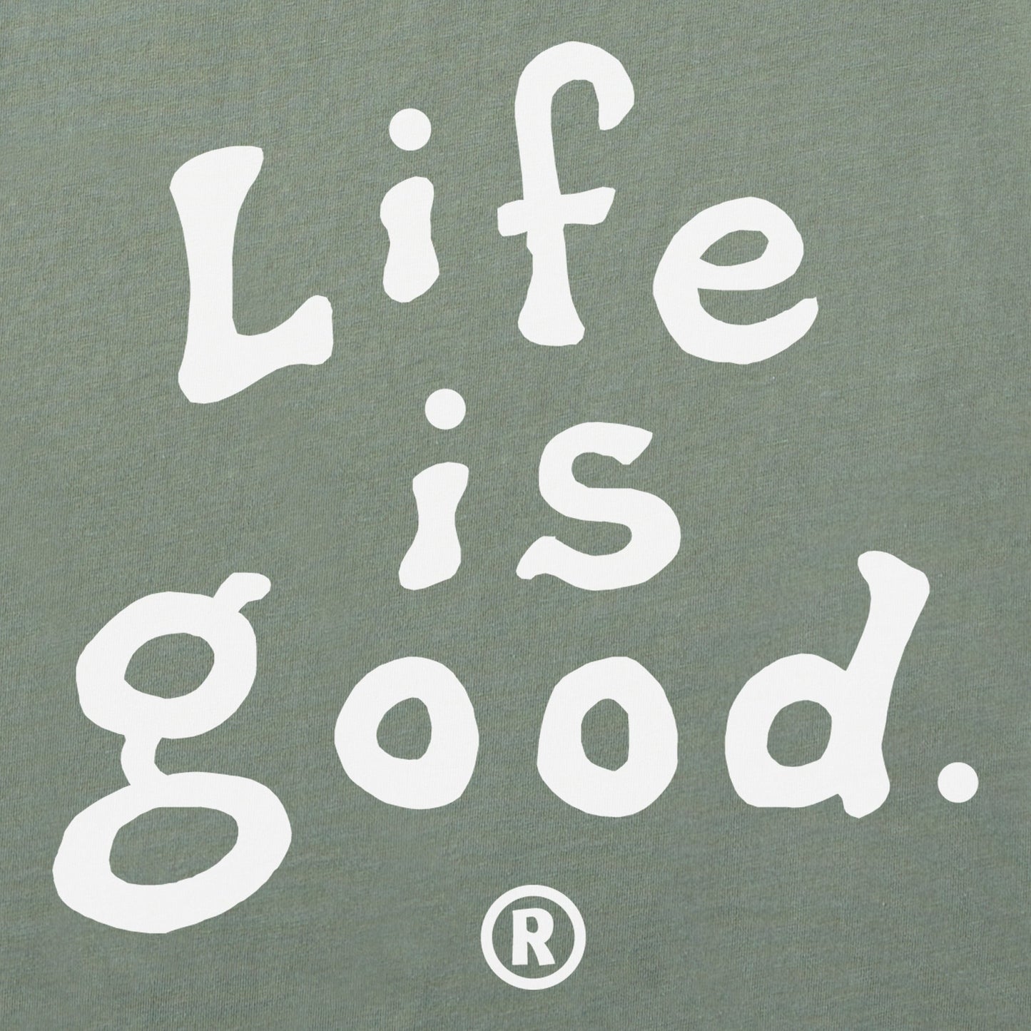 Men's LIG Vintage Wordmark Stacked Short Sleeve Crusher Tee