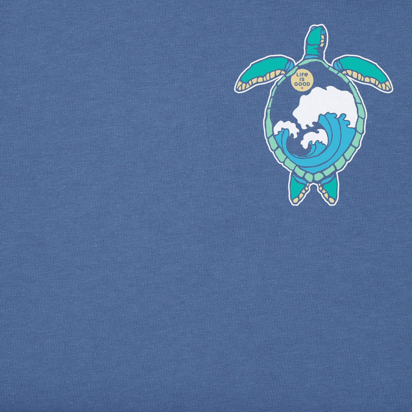 Men's Macro Micro Wave Turtle Short Sleeve Tee