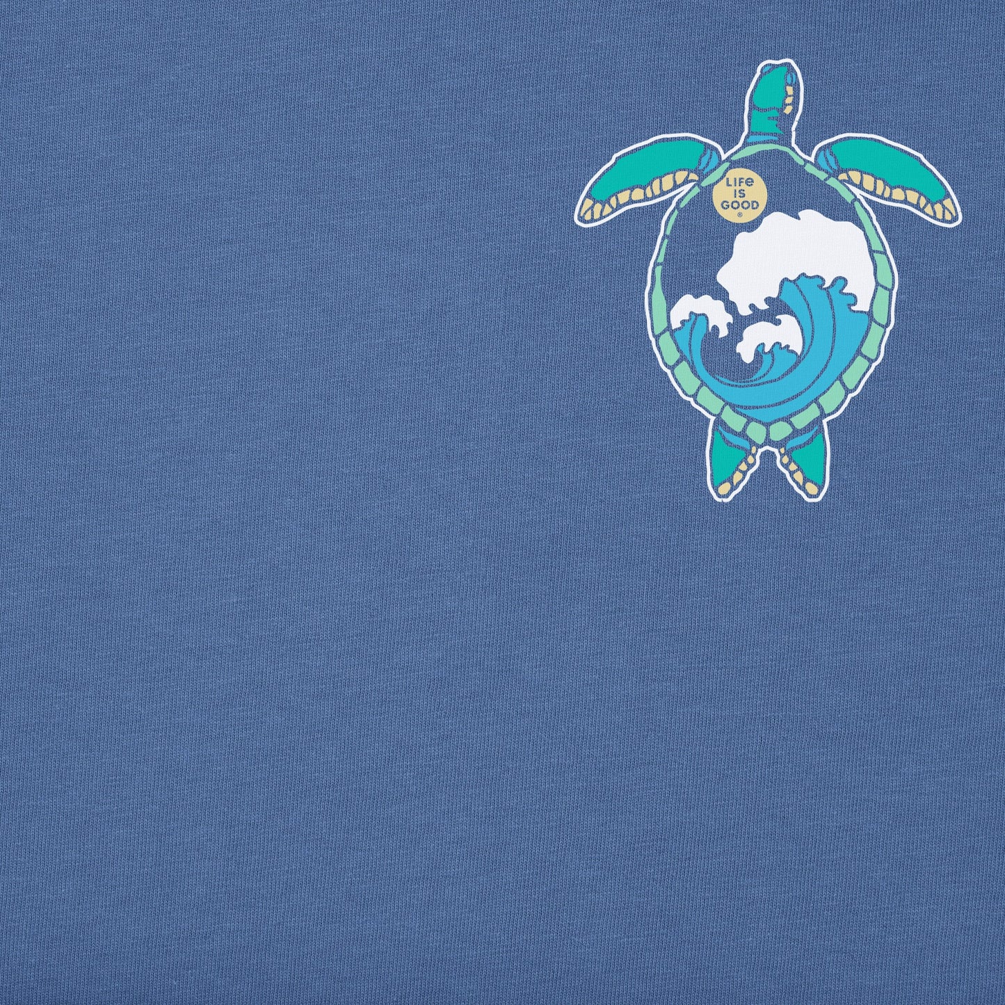 Men's Macro Micro Wave Turtle Short Sleeve Tee