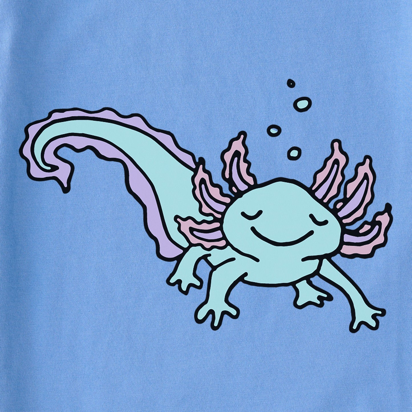 Kids Axolotl Short Sleeve Crusher Tee