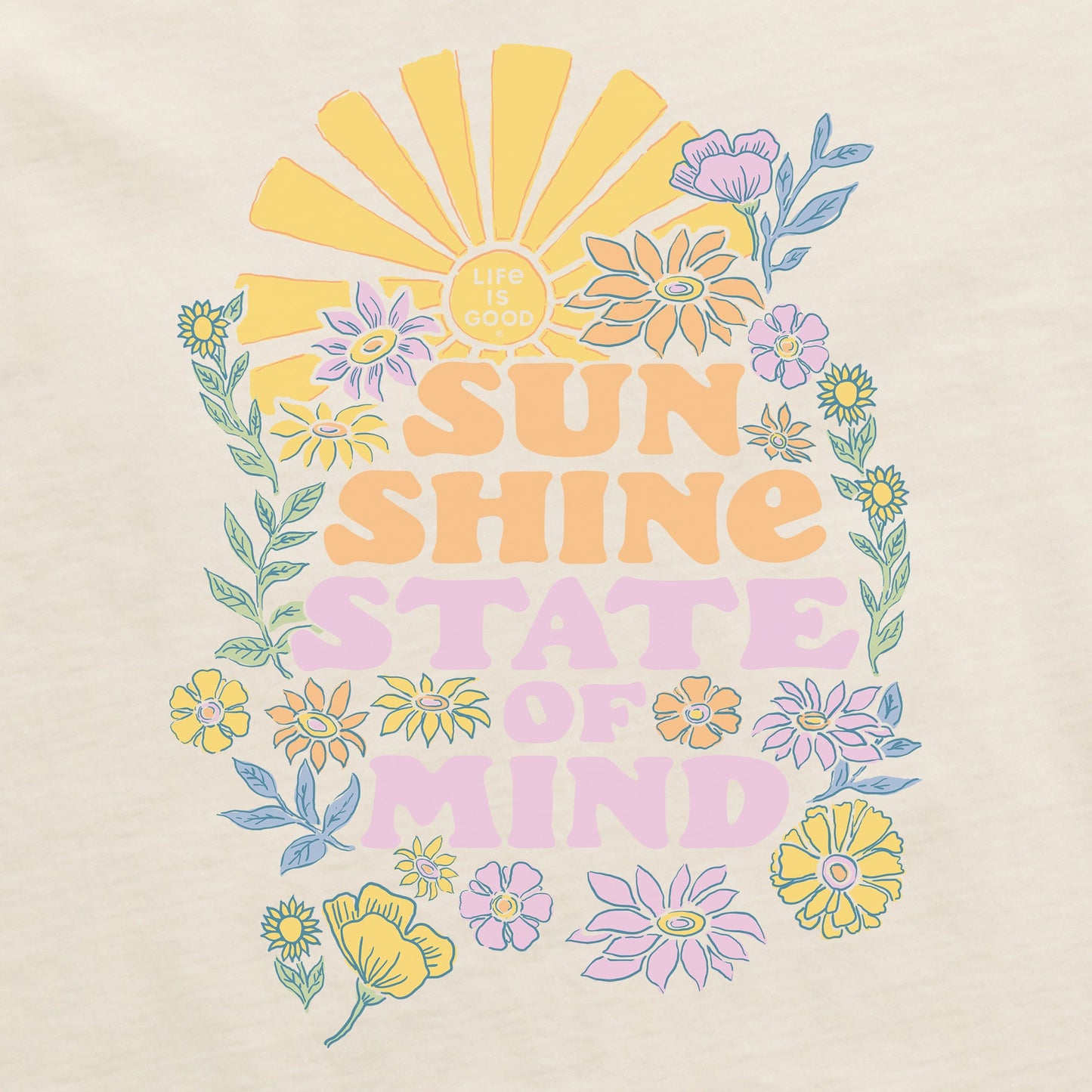 Women's Sunshine State of Mind Short Sleeve Crusher Tee