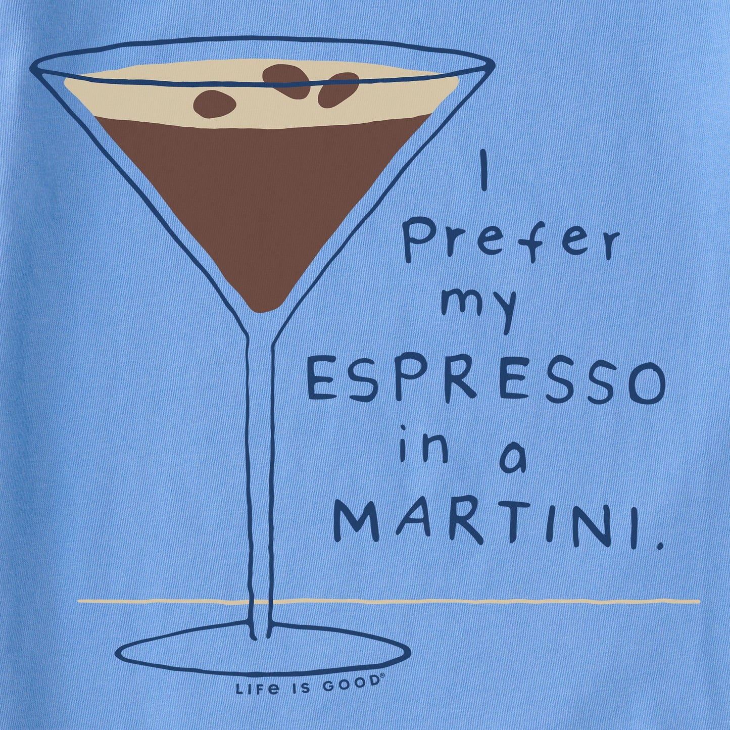 Women's Prefer my Espresso in a Martini Short Sleeve Crusher Boxy Tee