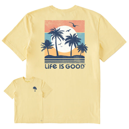 Men's Beachy Palms Short Sleeve Crusher Tee