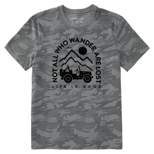 Men's ATV Wander Short Sleeve Allover Printed Crusher Tee