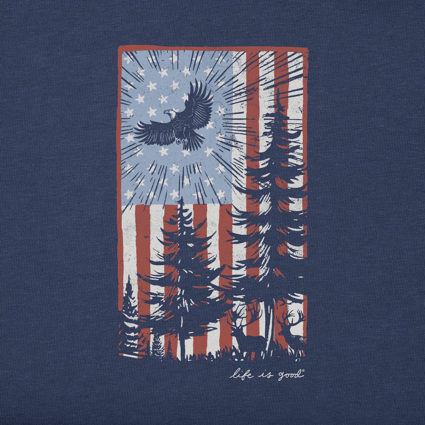 Women's Pine Tree Flag Short Sleeve Tee
