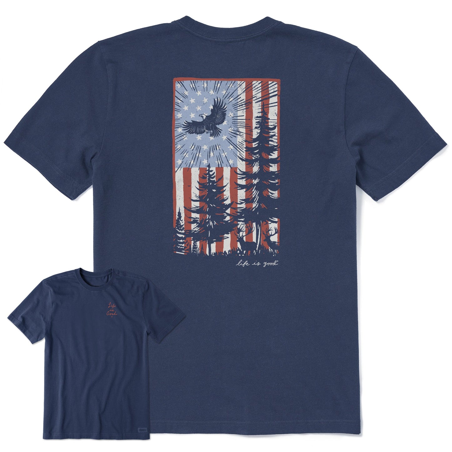 Men's Pine Tree Flag Short Sleeve Tee