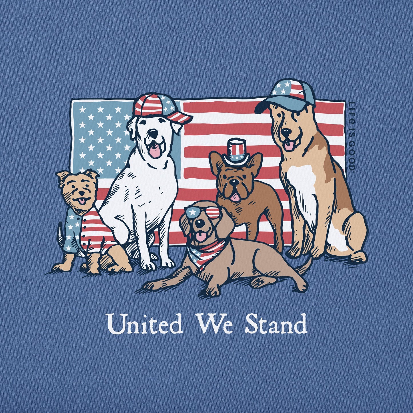 Men's United We Stand Dogs Short Sleeve Tee