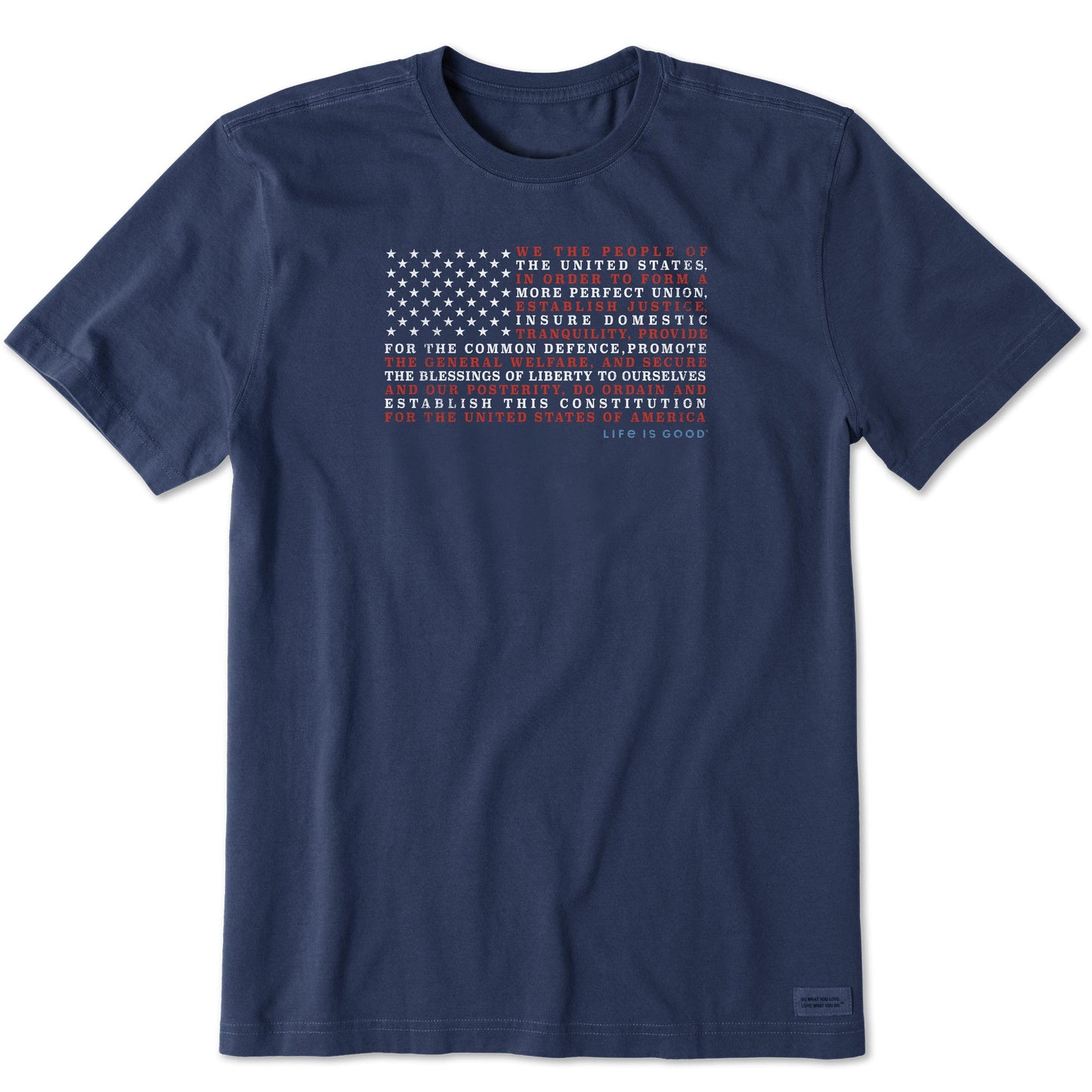 Men's Constitution Flag Short Sleeve Tee