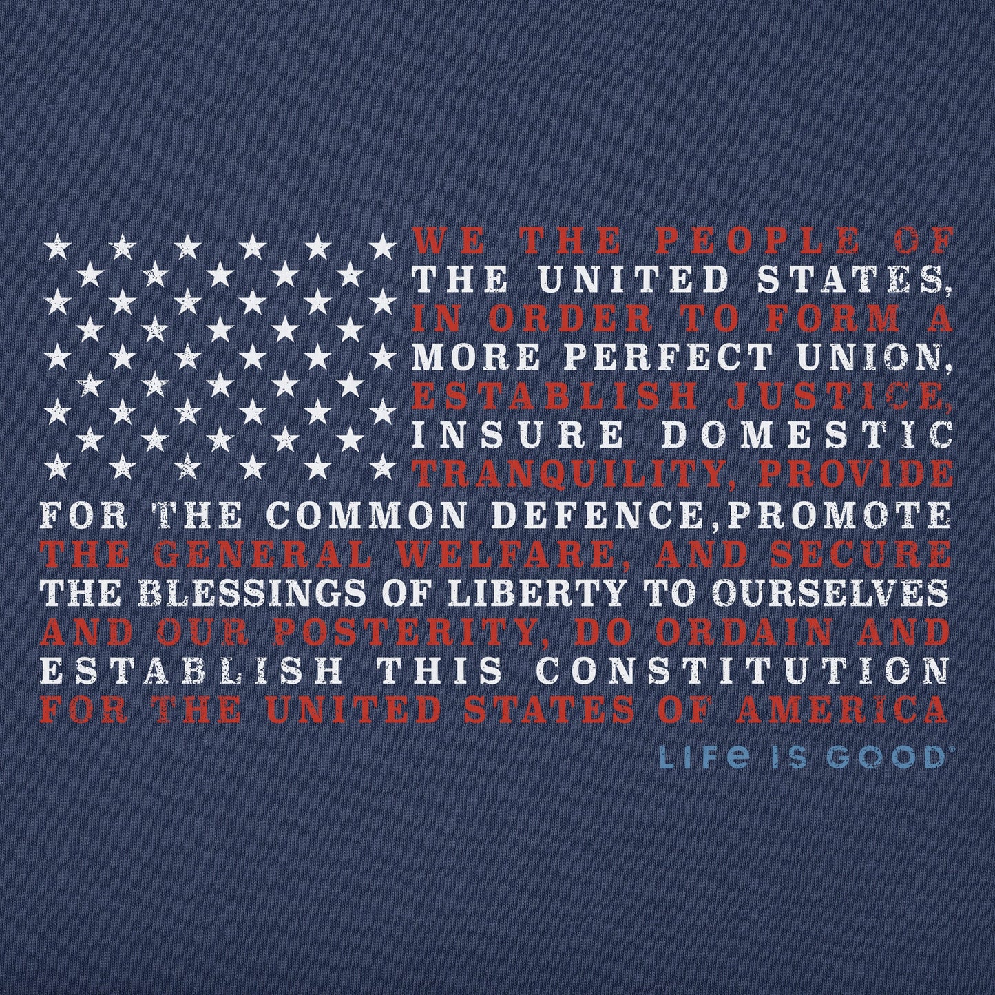 Men's Constitution Flag Short Sleeve Tee