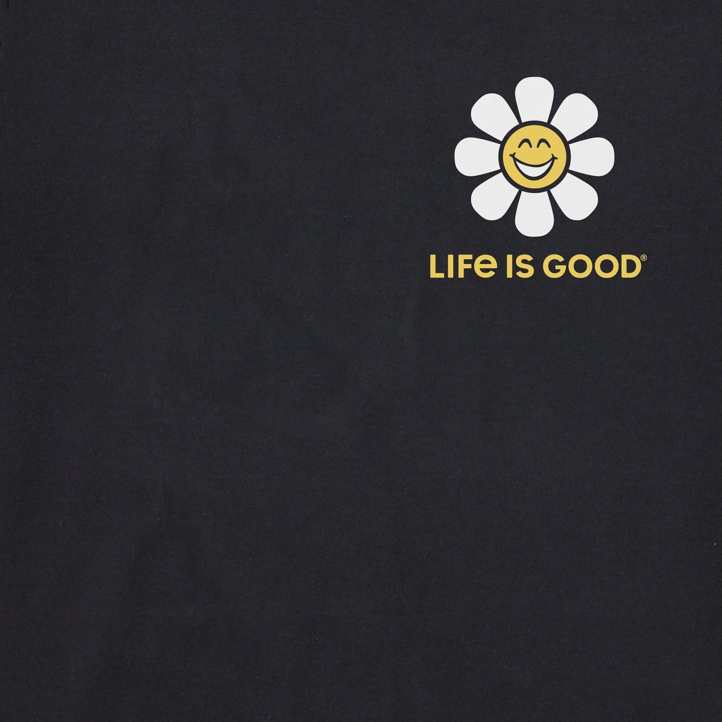 Women's Groovy Smile Daisies Short Sleeve Crusher Tee