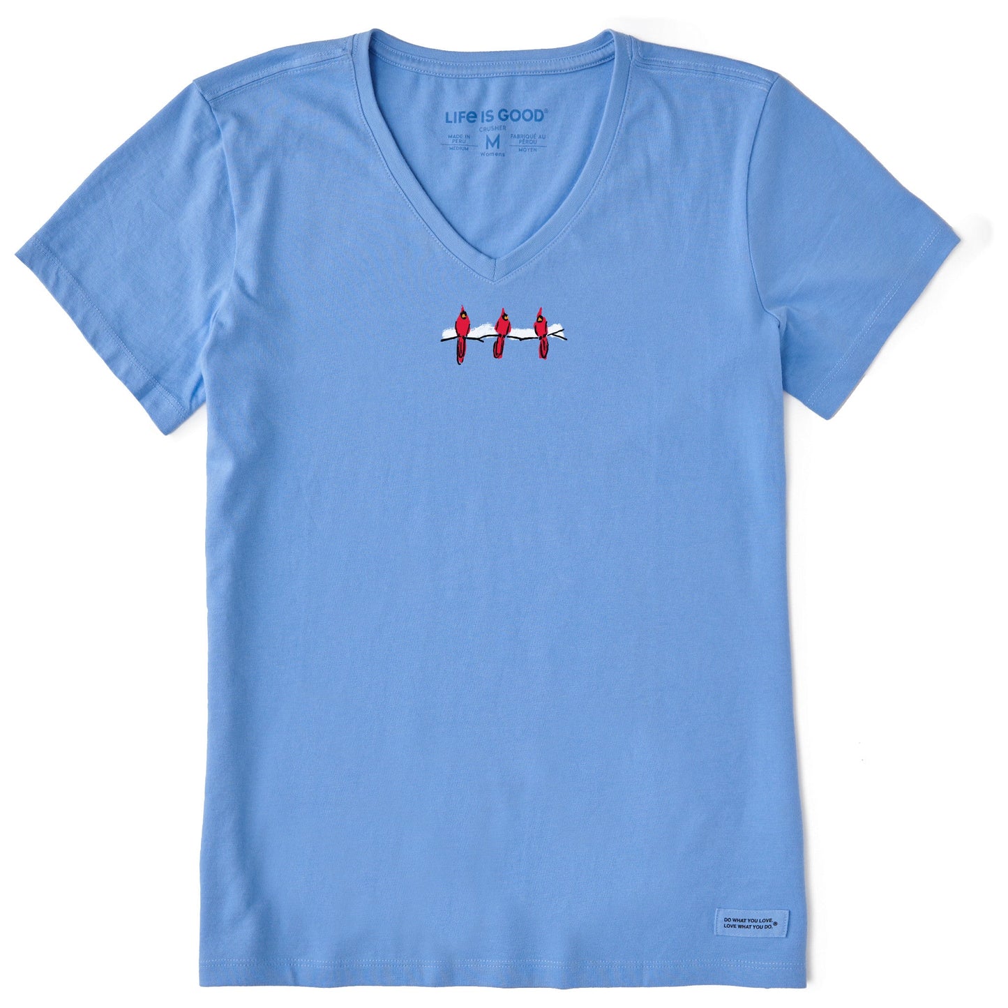 Women's Three Cardinals Branch Short Sleeve Vee