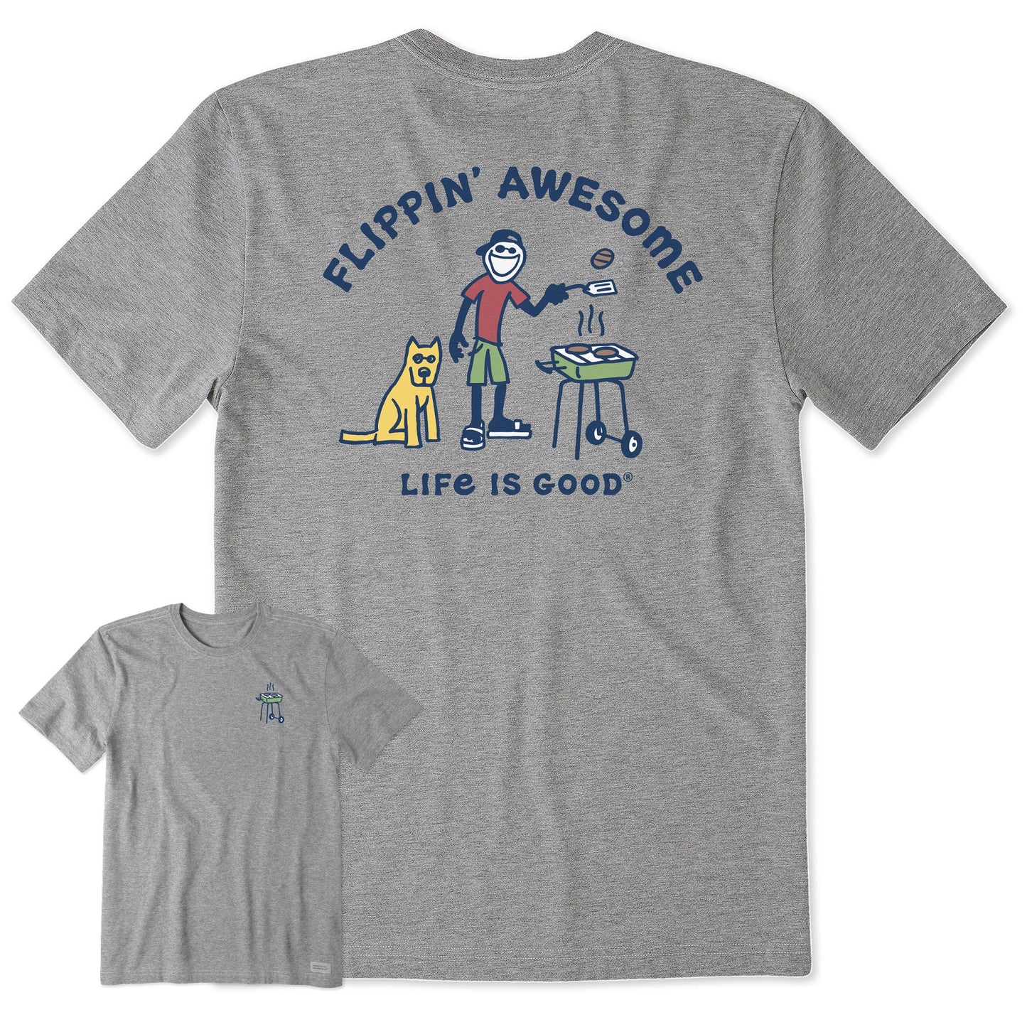 Men's Flippin' Awesome Short Sleeve Crusher Tee