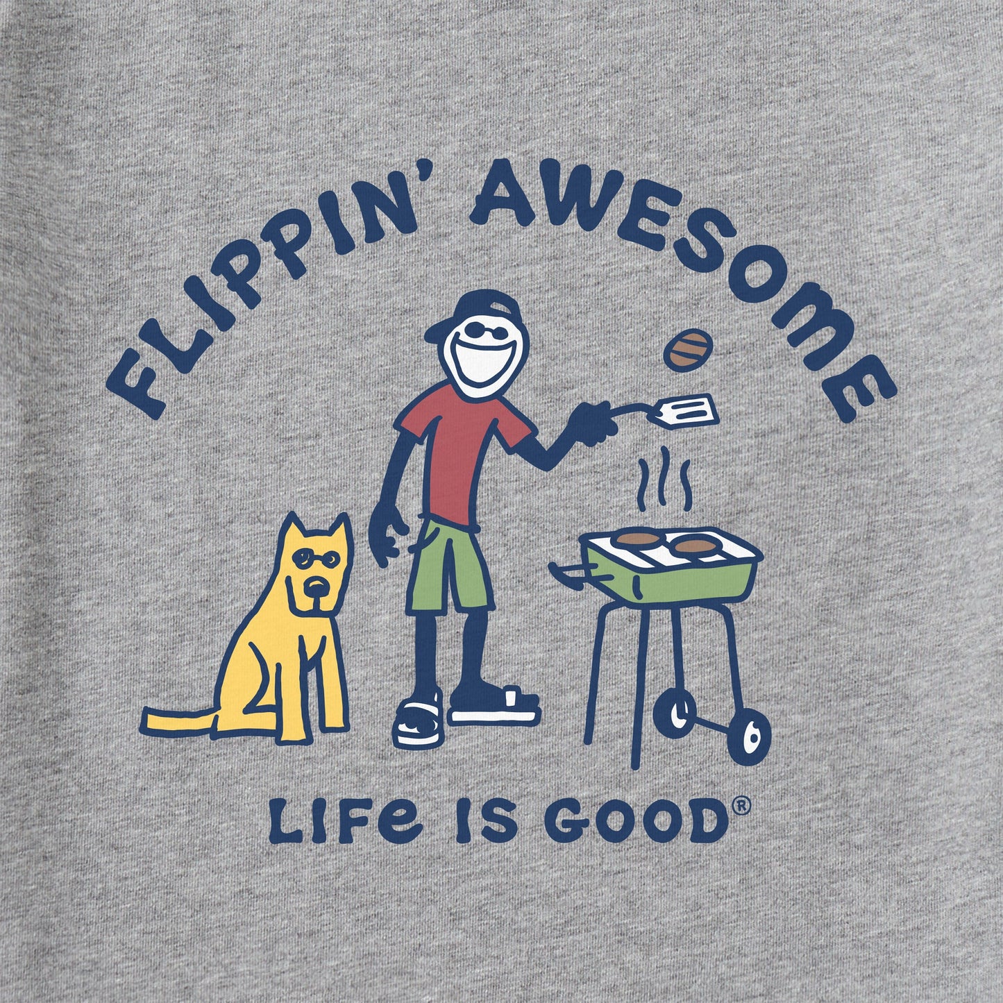 Men's Flippin' Awesome Short Sleeve Crusher Tee