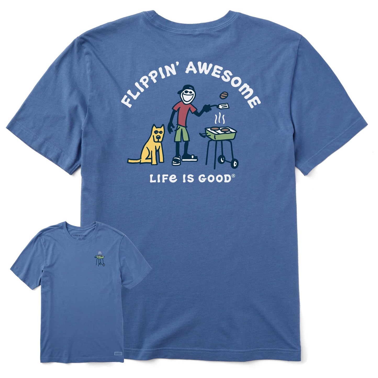 Men's Flippin' Awesome Short Sleeve Crusher Tee