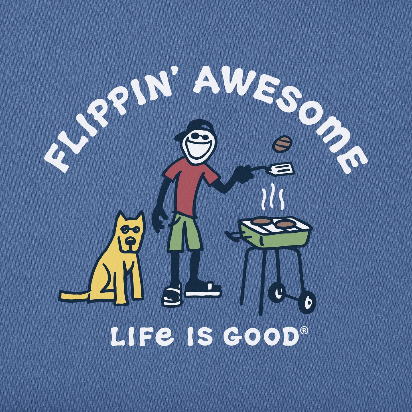 Men's Flippin' Awesome Short Sleeve Crusher Tee