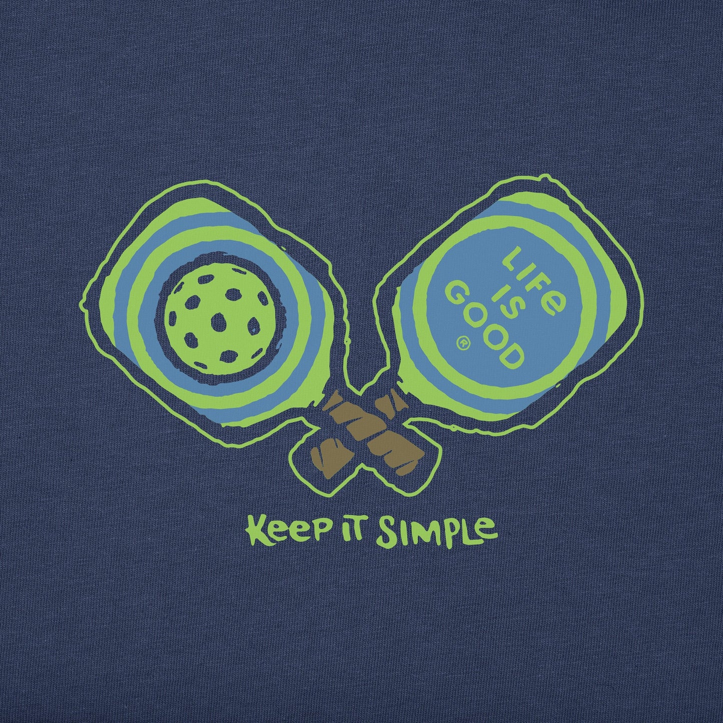 Men's Keep It Simple Pickleball Short Sleeve Crusher Tee