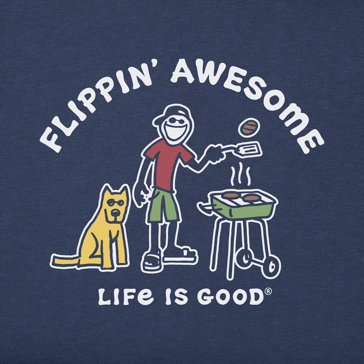 Men's Flippin' Awesome Short Sleeve Crusher Tee