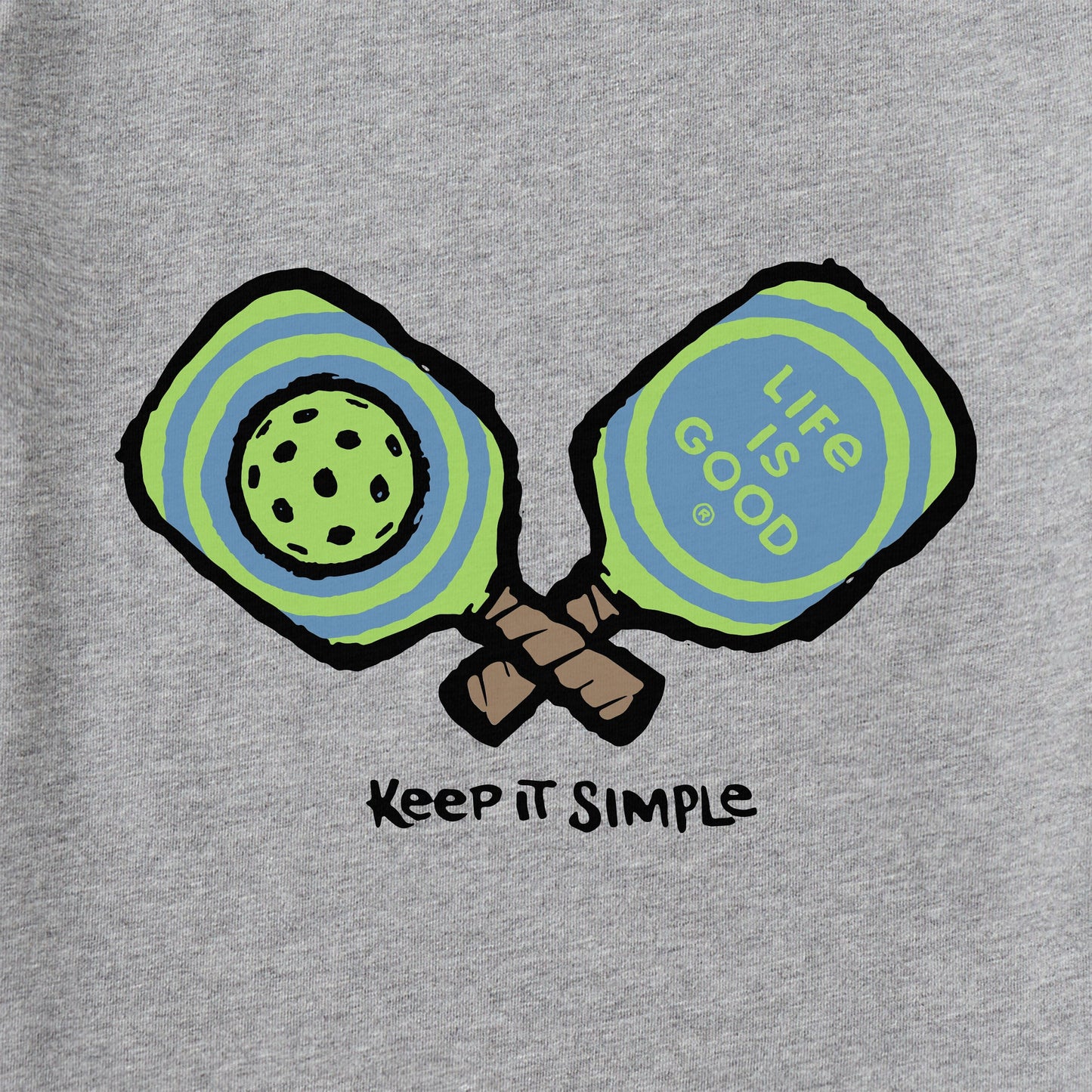 Men's Keep It Simple Pickleball Short Sleeve Crusher Tee