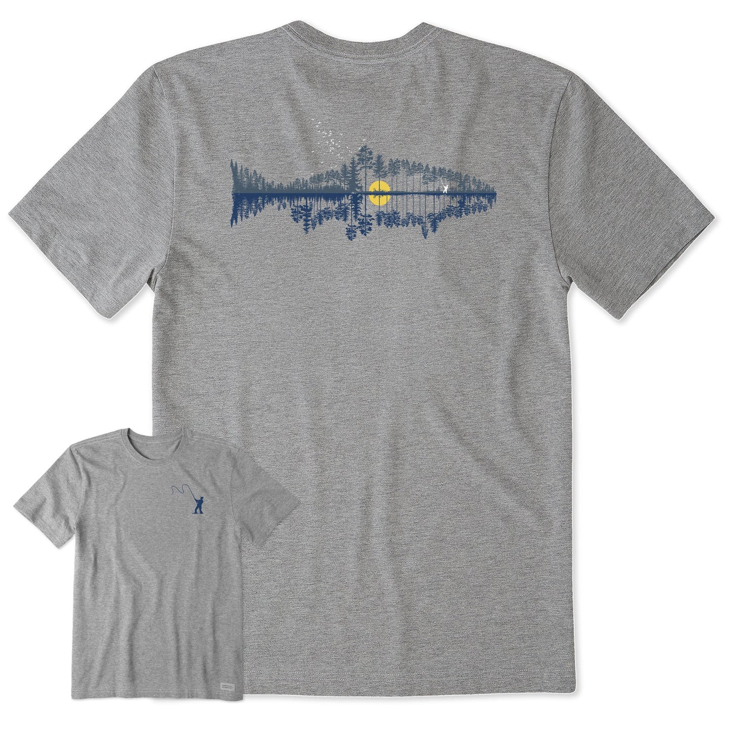 Men's Fishscape Short Sleeve Crusher Tee