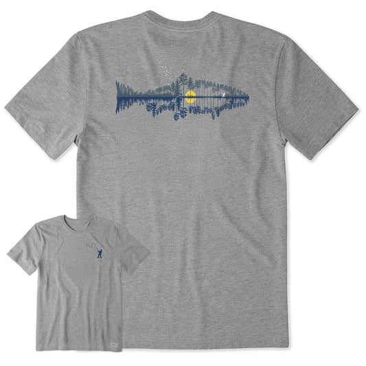 Men's Fishscape Short Sleeve Crusher Tee