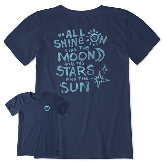 Women's We all Shine Short Sleeve Tee