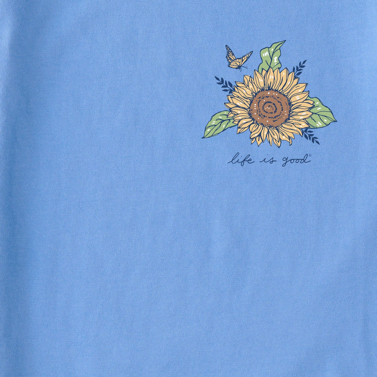 Women's Sunflowers & Monarchs Short Sleeve Crusher Tee