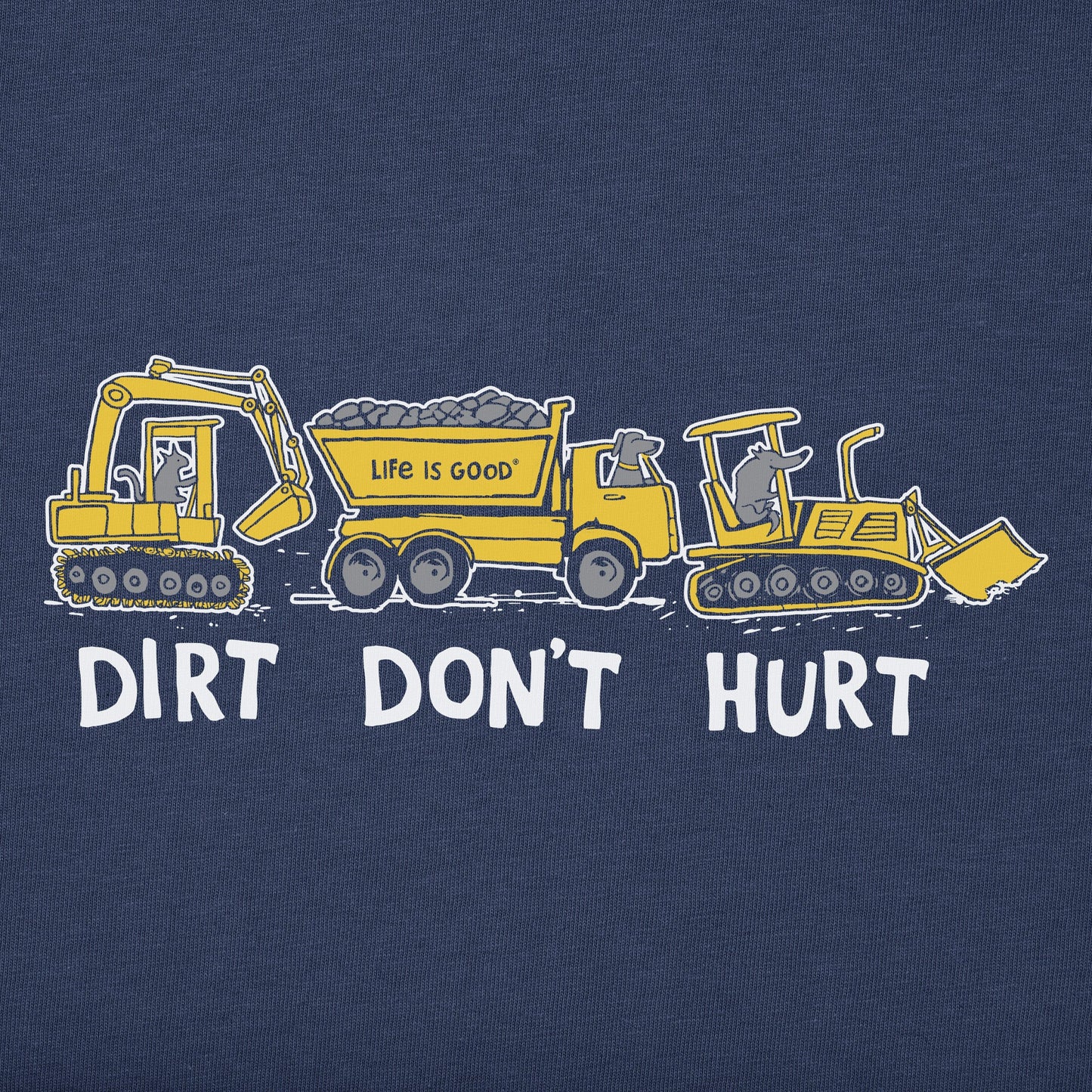 Kids Dirt Dont Hurt Short Sleeve Crusher Tee